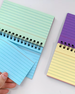 Mini Flashcards met Lijntjes, Spiraalgebonden & Scheurbaar