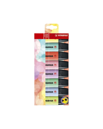 STABILO BOSS ORIGINAL Markeerstift Pastel 8 stuks