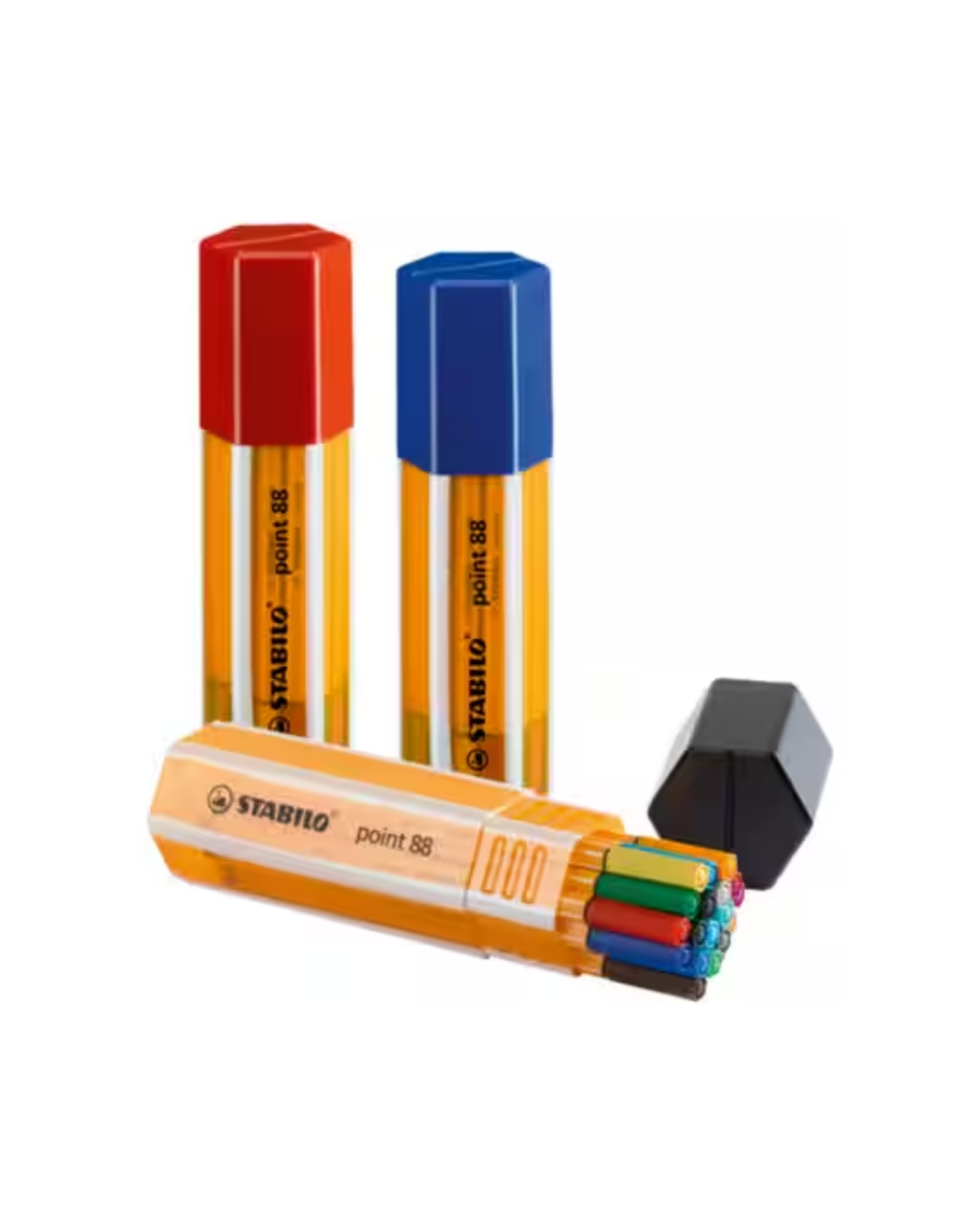 STABILO point 88 Fineliner 0,4 mm Naaldpunt 20 Stuks Kleurenassortiment - Academia Now