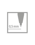 STABILO worker+ Medium Rollerballpen - 0,5 mm Blauw - Academia Now