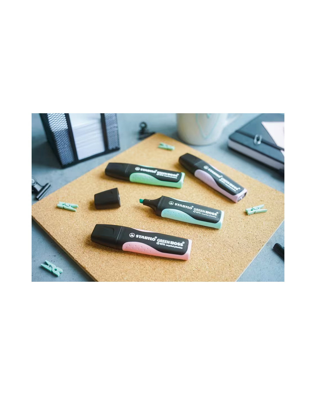 STABILO GREEN BOSS markeerstiften - 8 Stuks - Academia Now