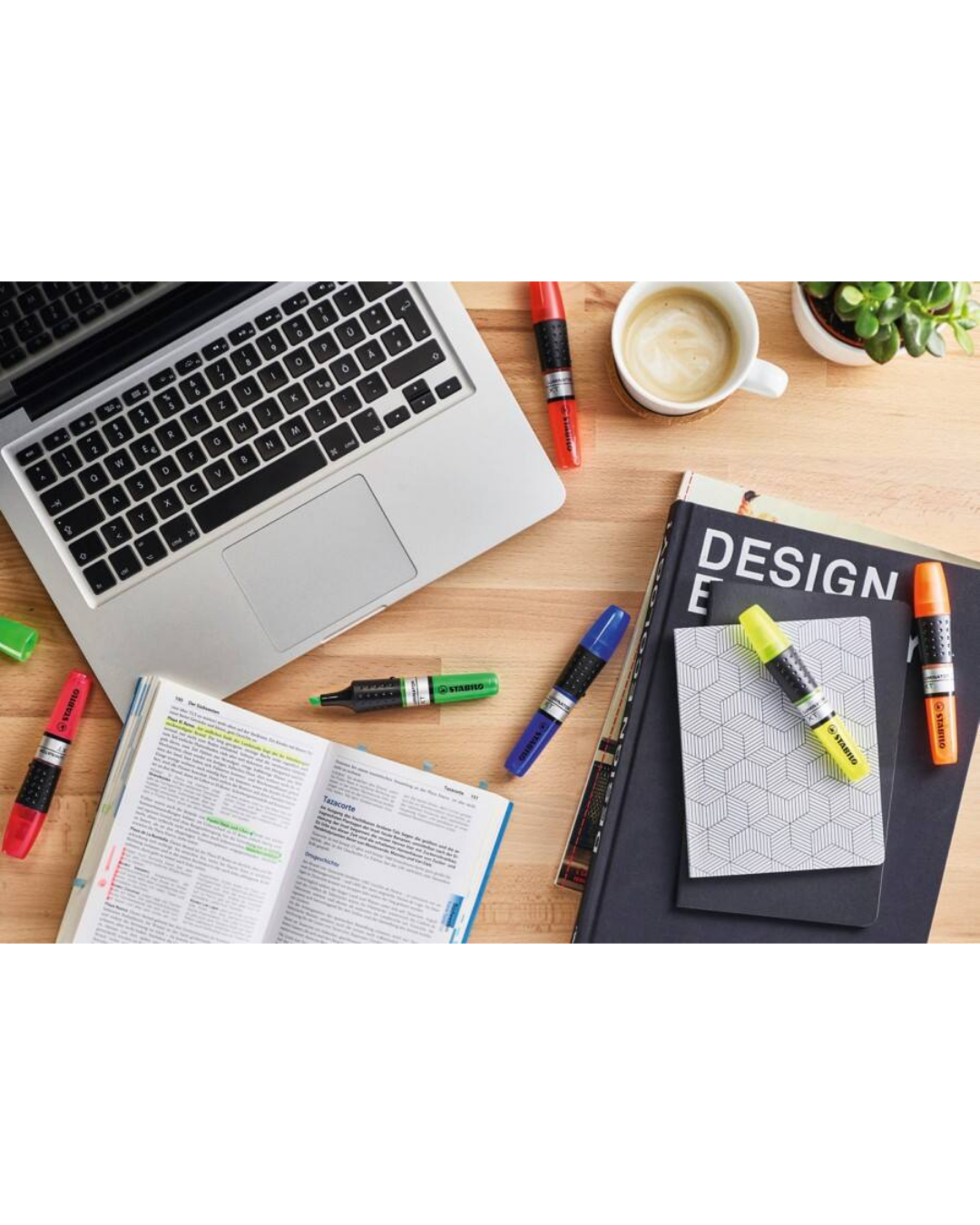 STABILO LUMINATOR Tekstmarker Set - 4 Stuks - Academia Now - Schoolspullen voor de middelbare school, schoolplanner, agenda, notitieboek, flashcards, Stabilo- en Oxford schoolspullen voor beter plannen en leren - Hard Work Beats Talent