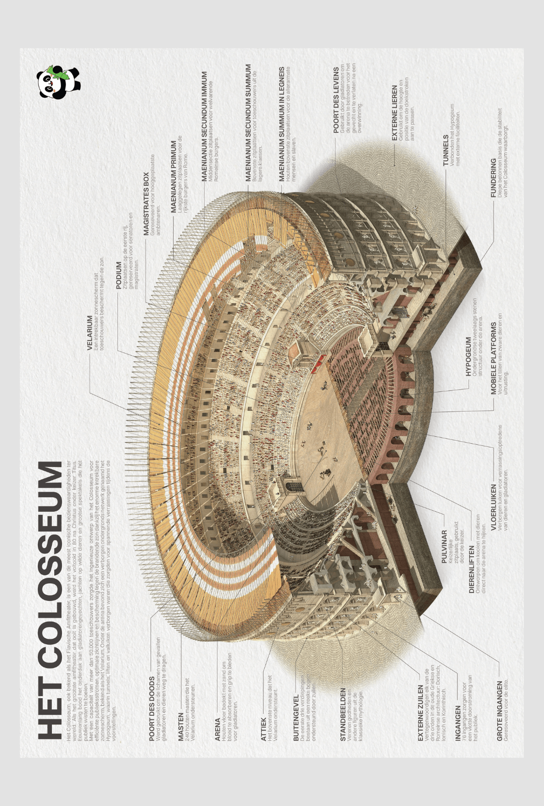Het Colosseum Poster