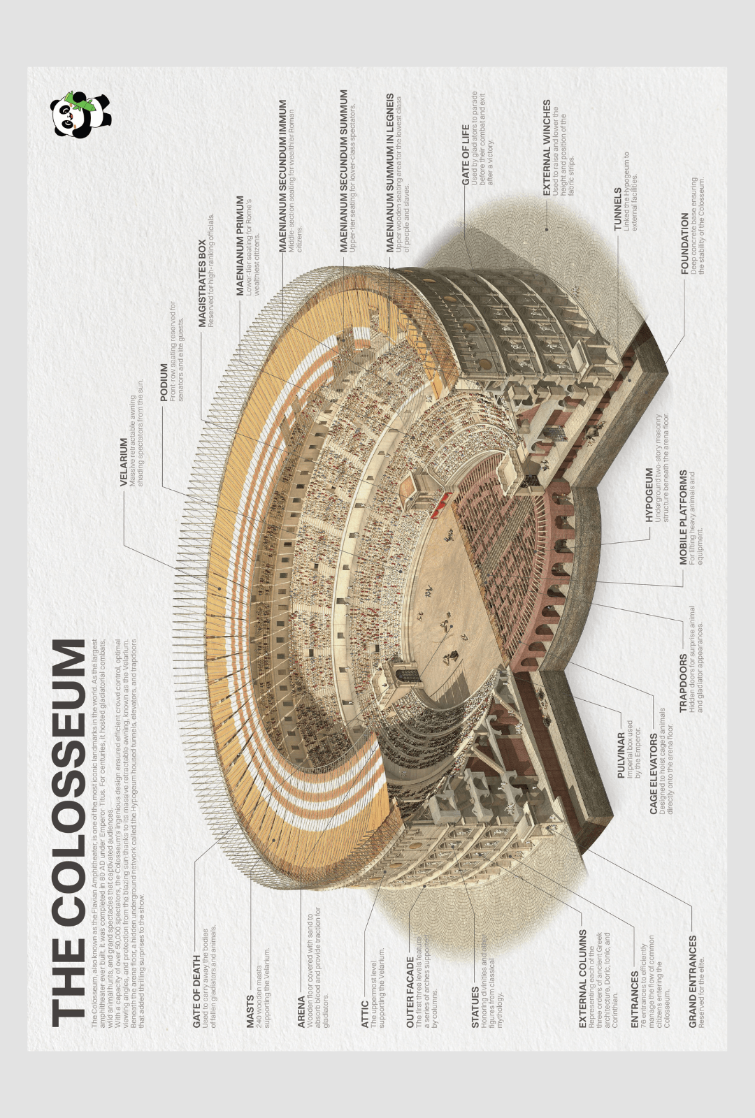 Het Colosseum Poster