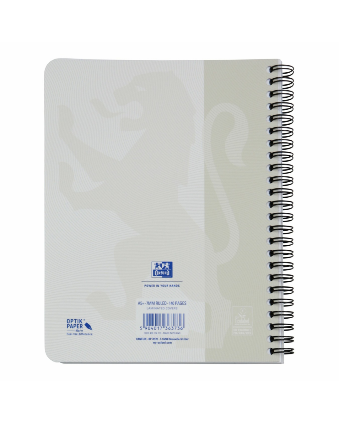 OXFORD Spiraalblok A5 Touch’ gelinieerd – wit - Academia Now - Schoolspullen voor de middelbare school, schoolplanner, agenda, notitieboek, flashcards, Stabilo- en Oxford schoolspullen voor beter plannen en leren - Hard Work Beats Talent