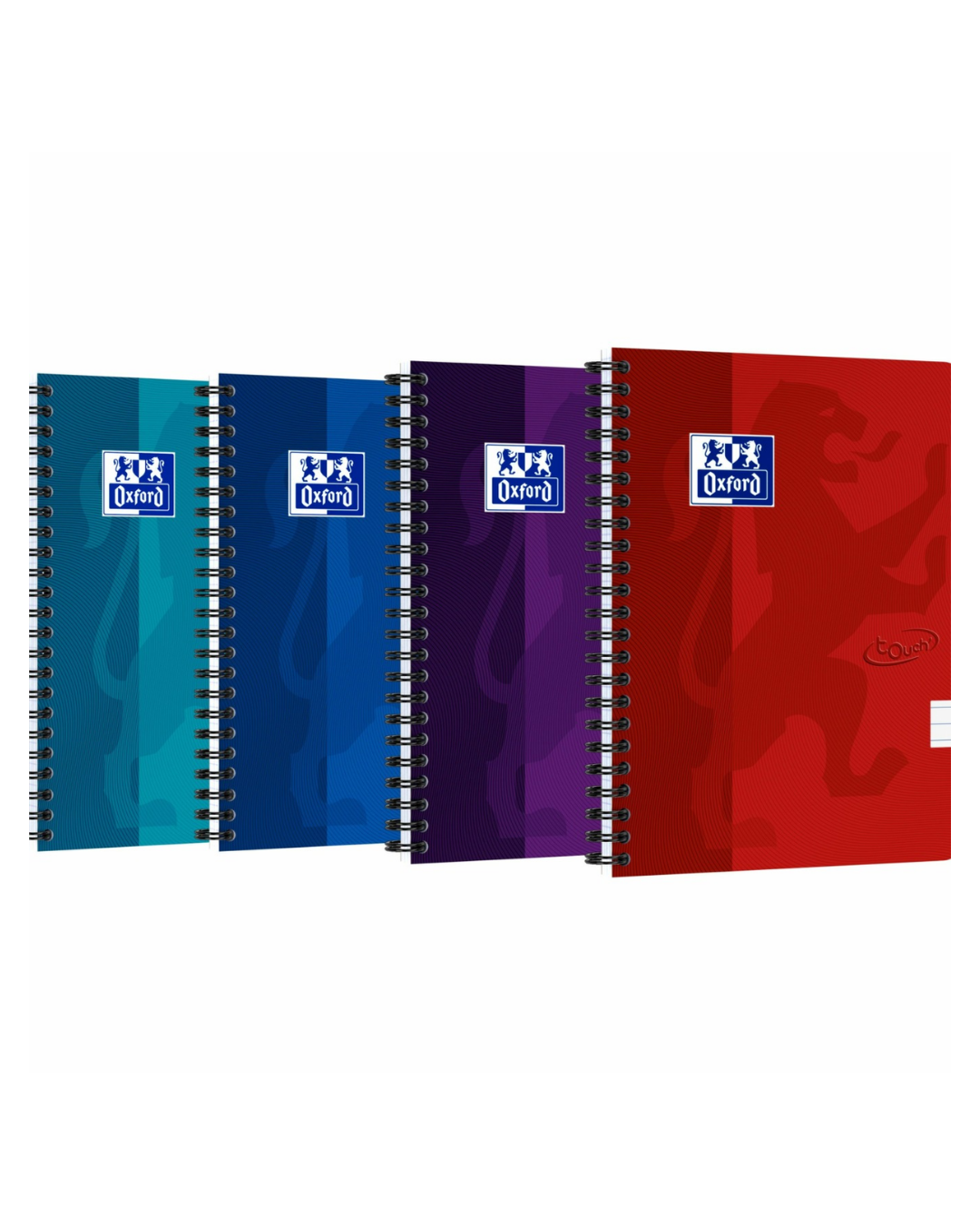 OXFORD Spiraalblok A5 Touch’ gelinieerd – wit - Academia Now - Schoolspullen voor de middelbare school, schoolplanner, agenda, notitieboek, flashcards, Stabilo- en Oxford schoolspullen voor beter plannen en leren - Hard Work Beats Talent