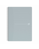 Oxford Notebook My Rec’up A5 Gelinieerd Betongrijs - Academia Now - Schoolspullen voor de middelbare school, schoolplanner, agenda, notitieboek, flashcards, Stabilo- en Oxford schoolspullen voor beter plannen en leren - Hard Work Beats Talent