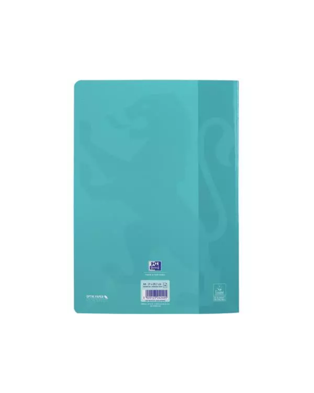 Oxford schrift ruit - A4 turquoise - Academia Now- Schoolspullen voor de middelbare school, schoolplanner, agenda, notitieboek, flashcards, Stabilo- en Oxford schoolspullen voor beter plannen en leren - Hard Work Beats Talent