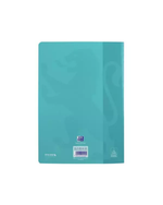 Oxford schrift ruit - A4 turquoise - Academia Now- Schoolspullen voor de middelbare school, schoolplanner, agenda, notitieboek, flashcards, Stabilo- en Oxford schoolspullen voor beter plannen en leren - Hard Work Beats Talent
