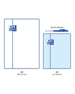 Oxford schrift lijn - A5 donkerblauw - Academia Now- Schoolspullen voor de middelbare school, schoolplanner, agenda, notitieboek, flashcards, Stabilo- en Oxford schoolspullen voor beter plannen en leren - Hard Work Beats Talent