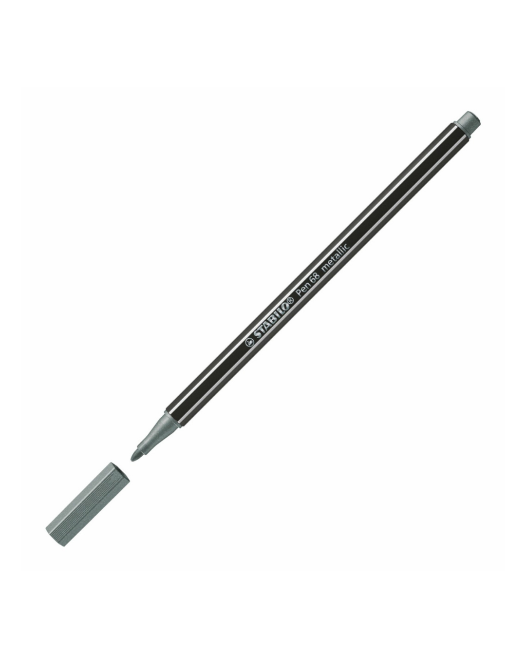 STABILO Pen 68 Metallic Premium viltstift 8 stuks Etui