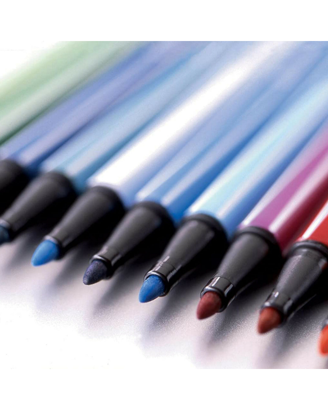 STABILO Pen 68 Premium Viltstift ColorParade antraciet/paars 20 stuks Deskset