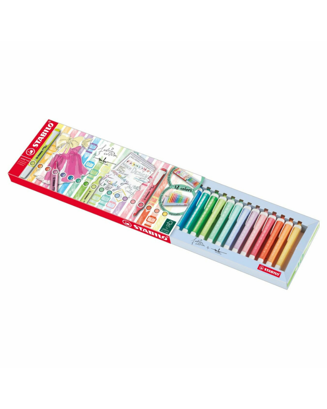 STABILO swing cool markeerstift deskset - 18 kleuren - Academia Now - Schoolspullen voor de middelbare school, schoolplanner, agenda, notitieboek, flashcards, Stabilo- en Oxford schoolspullen voor beter plannen en leren - Hard Work Beats Talent