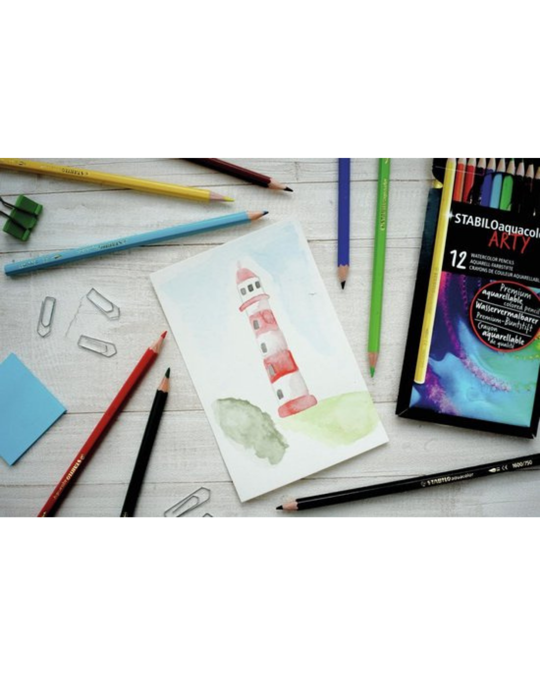 STABILO Aquacolor potloden - 24 kleuren - Academia Now - Schoolspullen voor de middelbare school, schoolplanner, agenda, notitieboek, flashcards, Stabilo- en Oxford schoolspullen voor beter plannen en leren - Hard Work Beats Talent