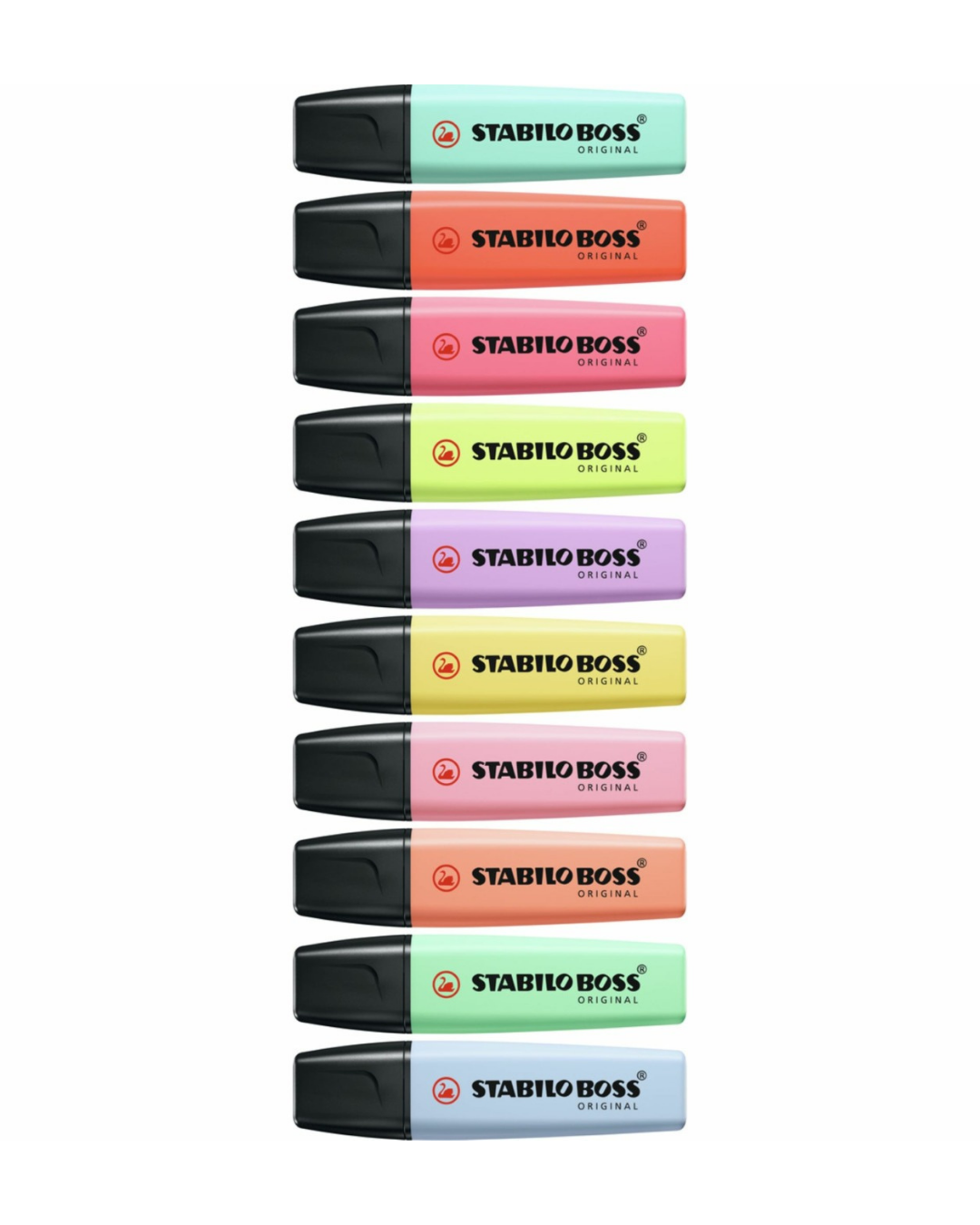 STABILO BOSS ORIGINAL Markeerstift Pastel 8 stuks