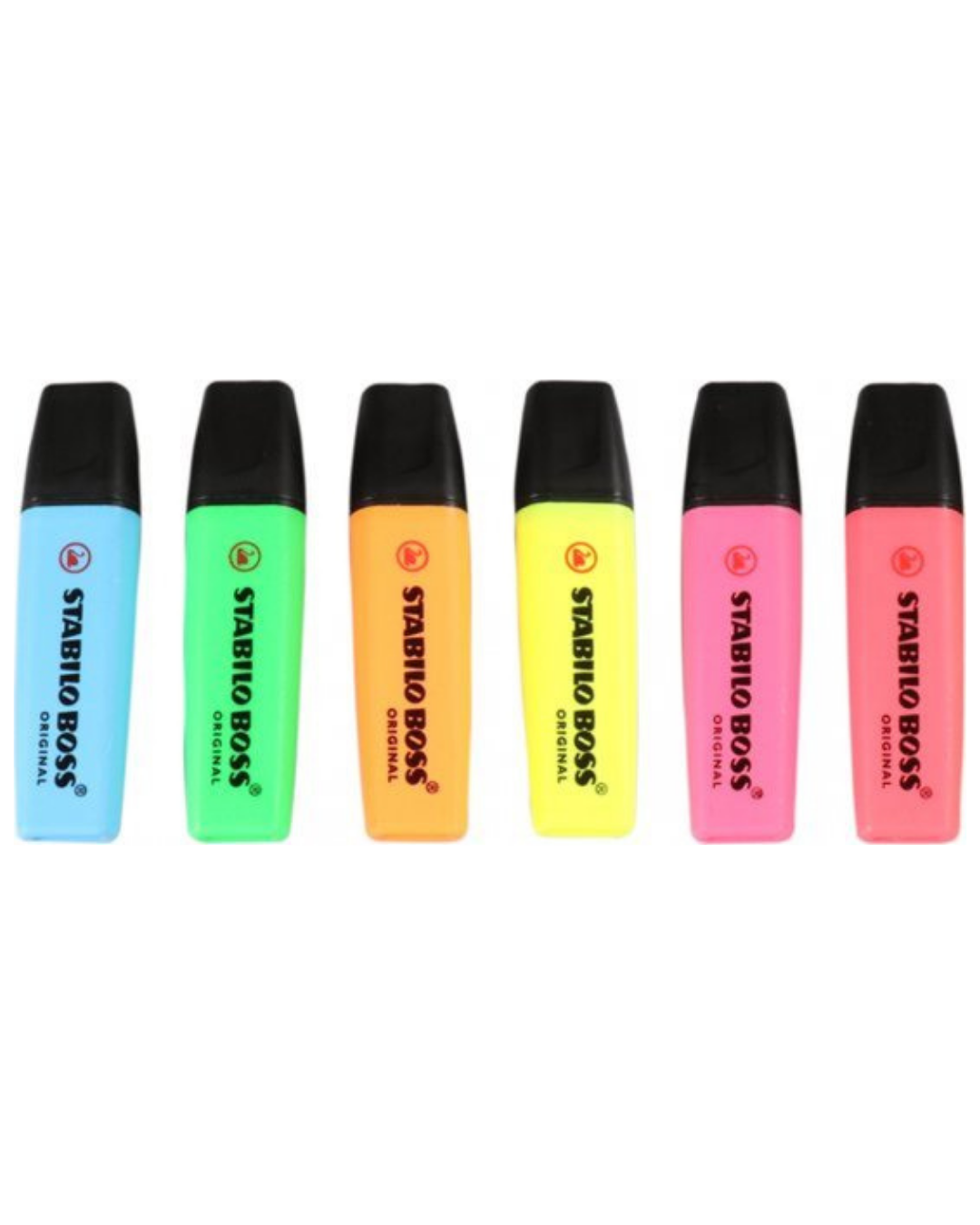 STABILO BOSS ORIGINAL markeerstiften etui - 6 kleuren - Academia Now - Schoolspullen voor de middelbare school, schoolplanner, agenda, notitieboek, flashcards, Stabilo- en Oxford schoolspullen voor beter plannen en leren - Hard Work Beats Talent