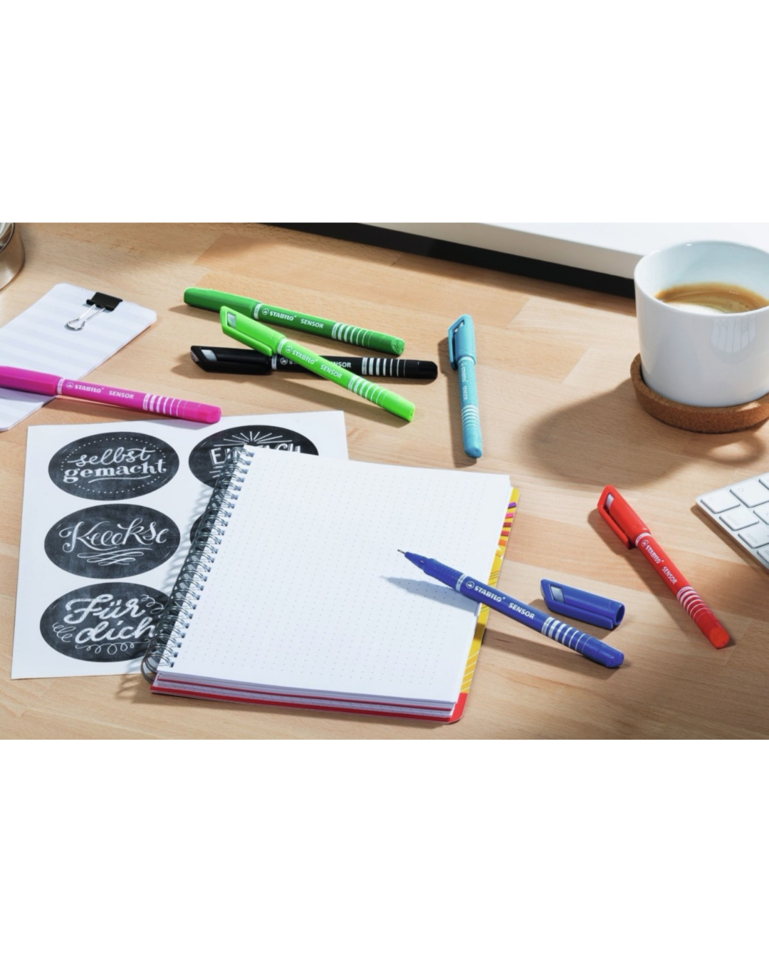 STABILO Pen 68 Neon Viltstift 6 stuks in Etui - Academia Now - Schoolspullen voor de middelbare school, schoolplanner, agenda, notitieboek, flashcards, Stabilo- en Oxford schoolspullen voor beter plannen en leren - Hard Work Beats Talent