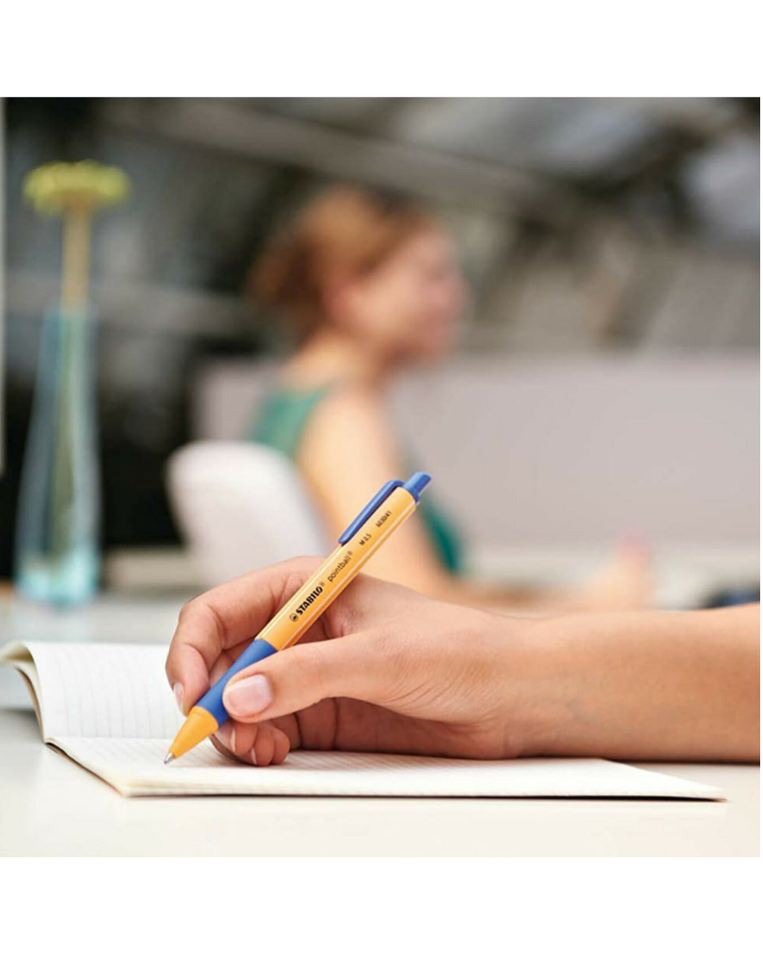 STABILO pointball pen zwart - 1 stuk - Academia Now - Schoolspullen voor de middelbare school, schoolplanner, agenda, notitieboek, flashcards, Stabilo- en Oxford schoolspullen voor beter plannen en leren - Hard Work Beats Talent