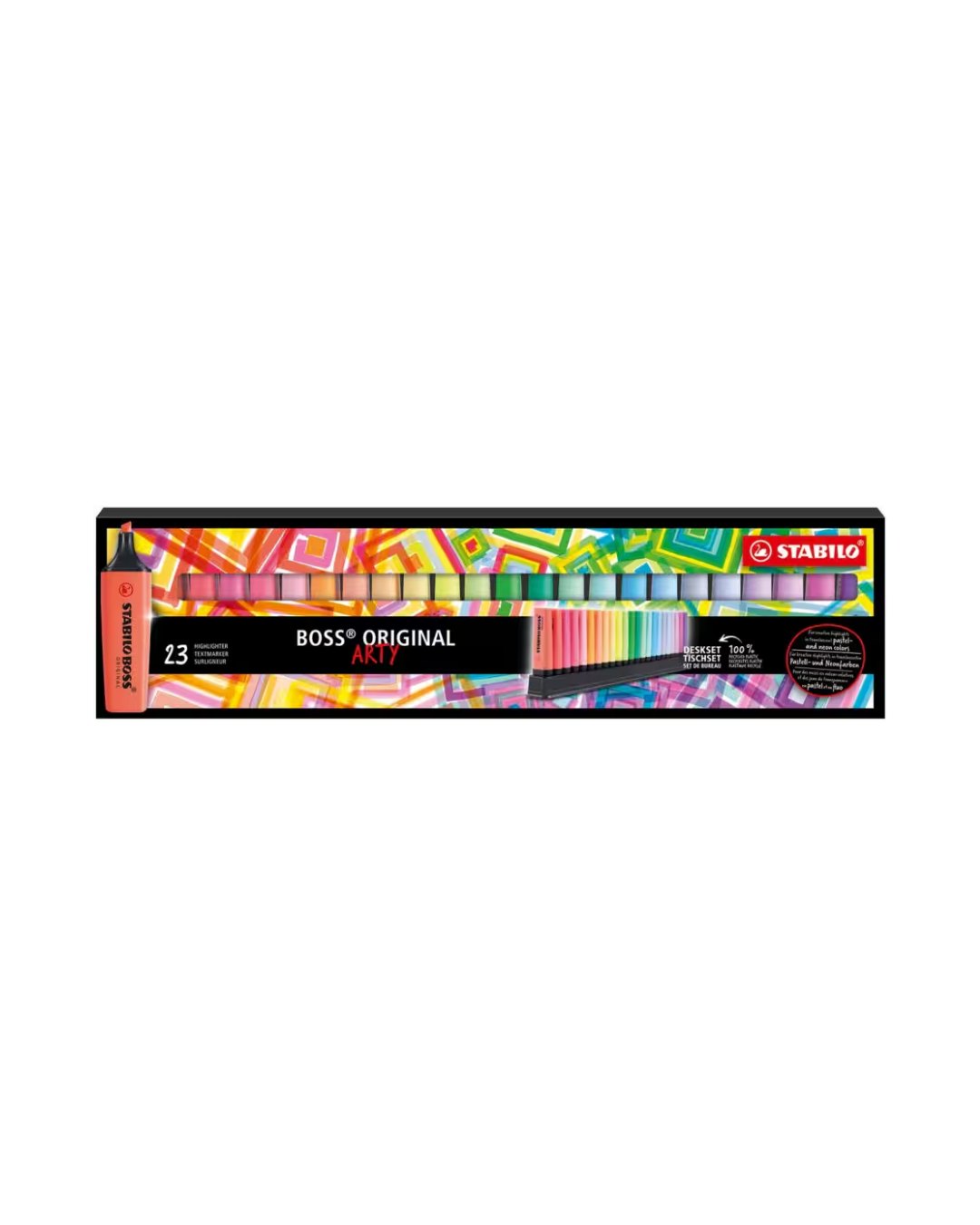 Stabilo Boss original markeerstiften deskset - 23 stuks - Academia Now - Schoolspullen voor de middelbare school, schoolplanner, agenda, notitieboek, flashcards, Stabilo- en Oxford schoolspullen voor beter plannen en leren - Hard Work Beats Talent